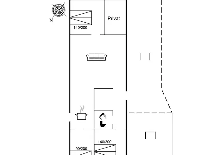 Markvor - 400m From The Sea By Interhome Nedre Lysabild